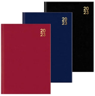 IG Design Group Black Hardback Diary 2023 A4 Size FSCBASA23