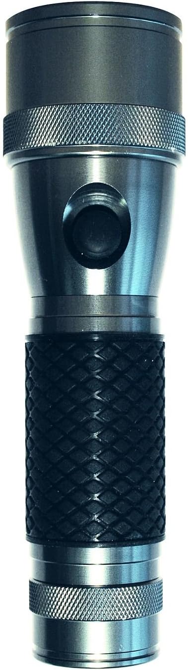 Energizer Weatherproof Aluminum Casing Three LEDs Xenon Torch With Three AAA Batteries Silver Grey 145 x 30 x 30mm EZ3LEDX