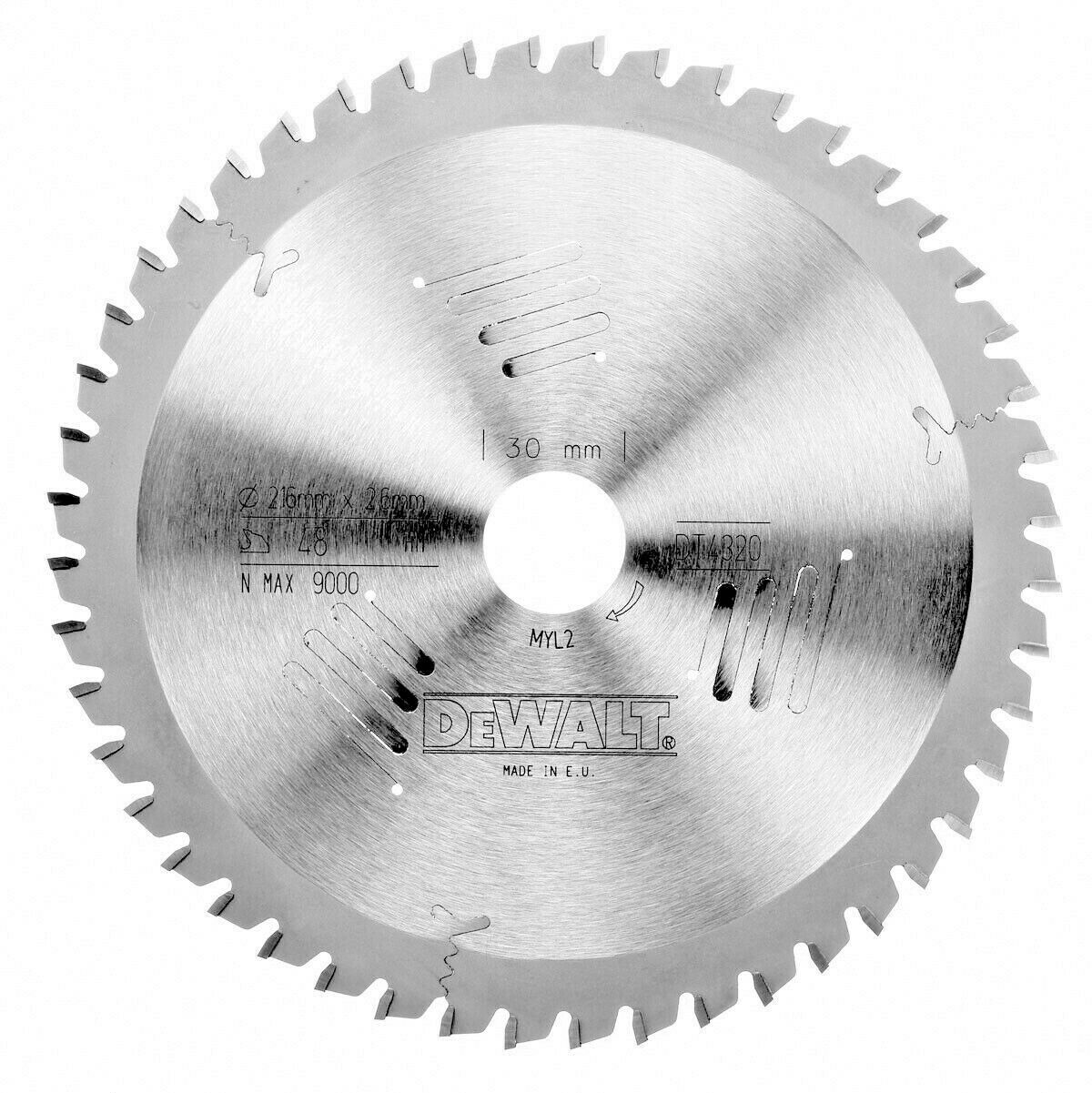 Dewalt 30T Series 40 Circular Saw Blade Silver 250mm x 3mm DT4226QZ