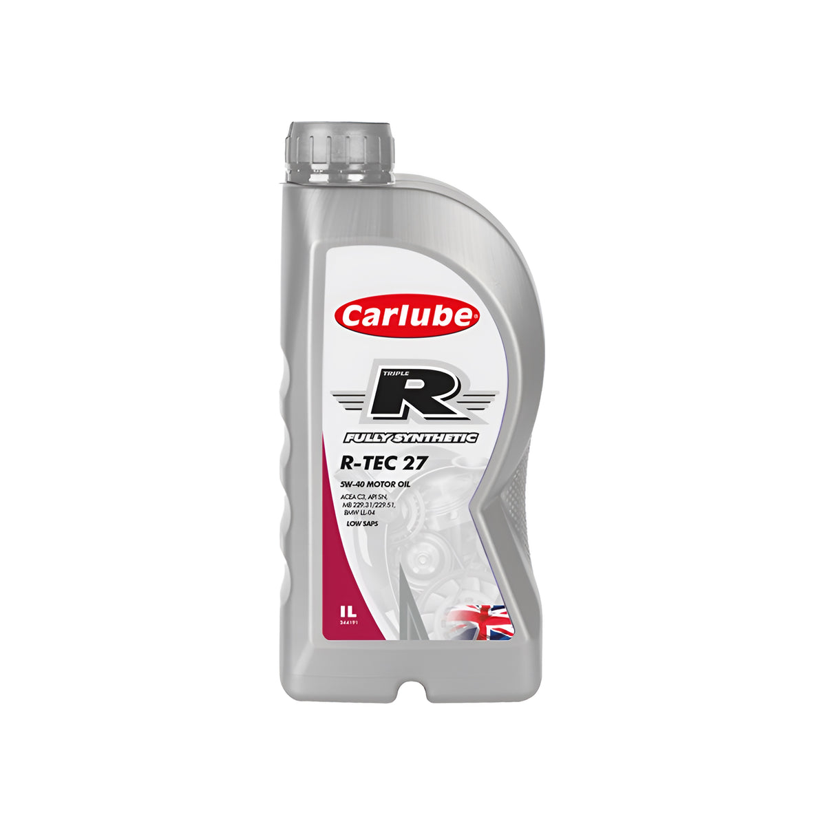 Carlube Triple R Fully Synthetic 5W-40 R-TEC 27 Motor Oil 1Ltr KBZ001