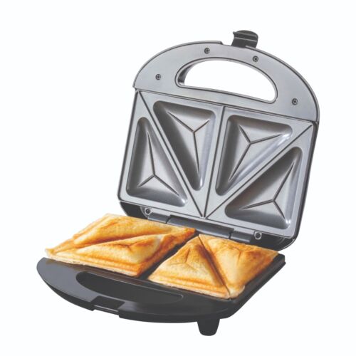 Daewoo 2 Portion Sandwich Maker Power on and Ready Indicater Black SDA1715