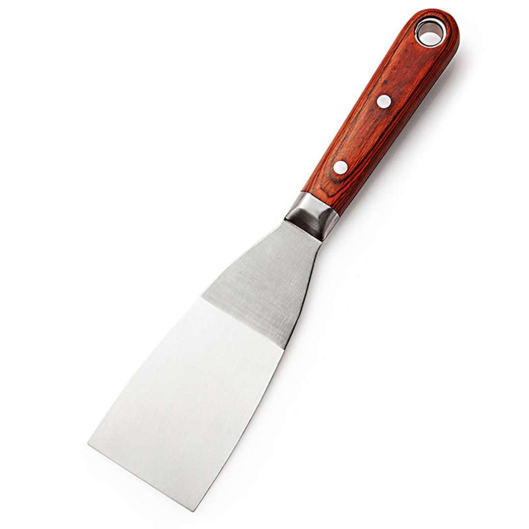 Dekton Filling Knife 2-Inch DT95771 | Hardwood Handle | Stainless Steel | Professional and Home Use | Hollow Ground Blade | Ideal for Filling Cracks Scraping Wallpapers and Repairing Holes | Full Tang