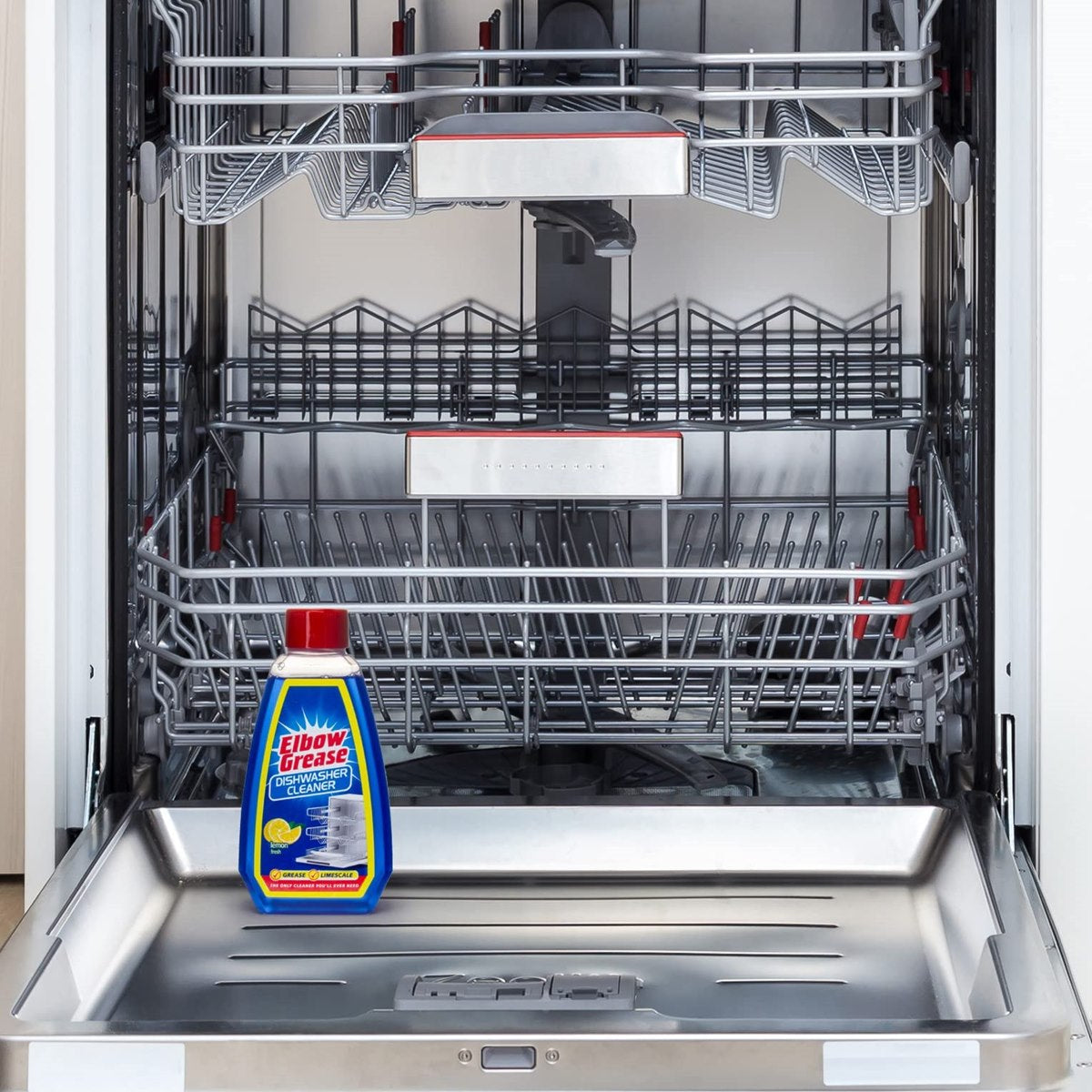 151 Elbow Grease Dishwasher Cleaner 250ml EG51 | Lemon Fresh | Removes Grease and Limescale