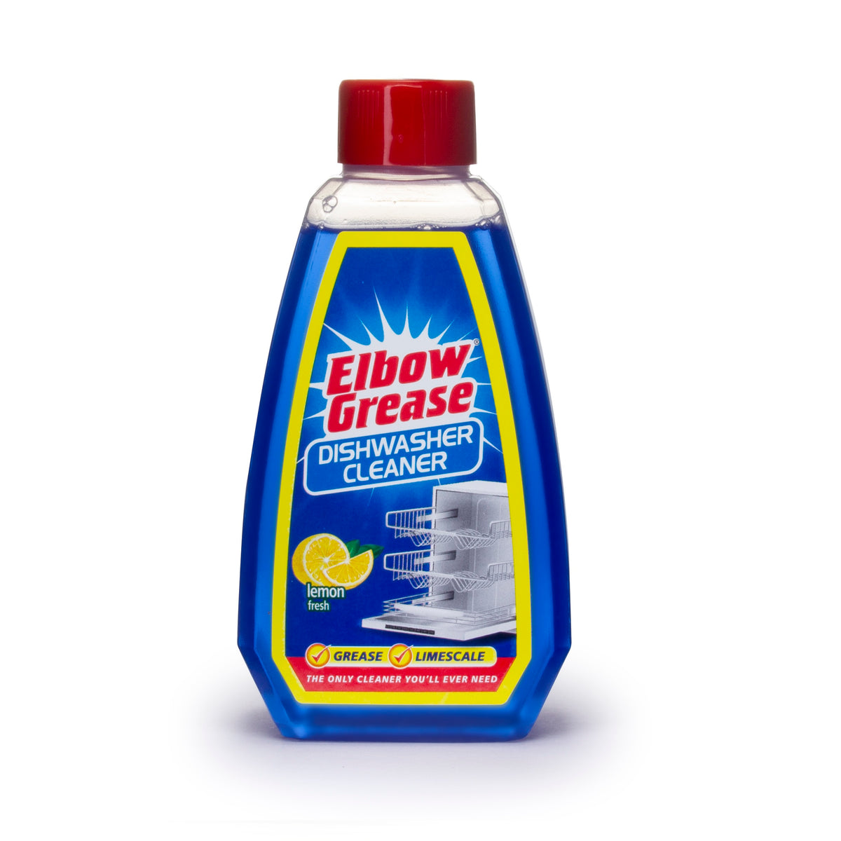 151 Elbow Grease Dishwasher Cleaner 250ml EG51 | Lemon Fresh | Removes Grease and Limescale