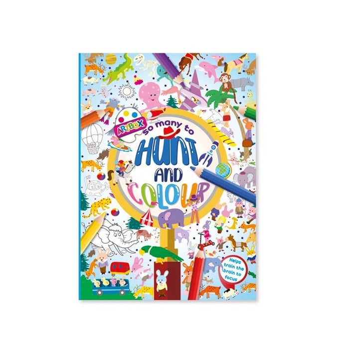 Tallon Artbox So Many To Hunt and Colour Book Multicolor C116779 | Helps Train the Brain to Focus | Not Suitable for Children Under 36 Months
