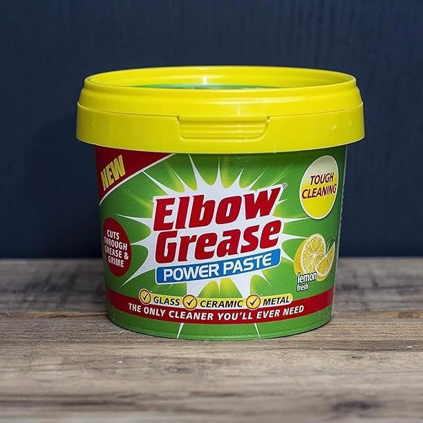 151 Elbow Grease Power Paste Yellow-Green 300g EG34A | Tough Cleaning | All Purpose | Lemon Fresh Scent | Cuts Through Grease and Grime | Can Use on Glass | Ceramic | Metal