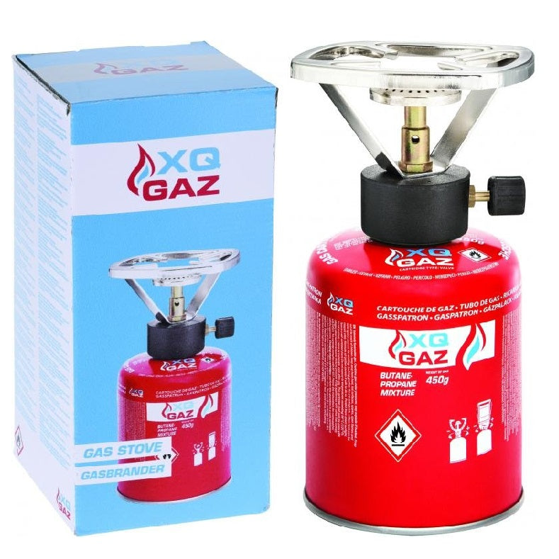 XQ Gaz Portable Gas Stove with Threaded Valve Red 450g 282