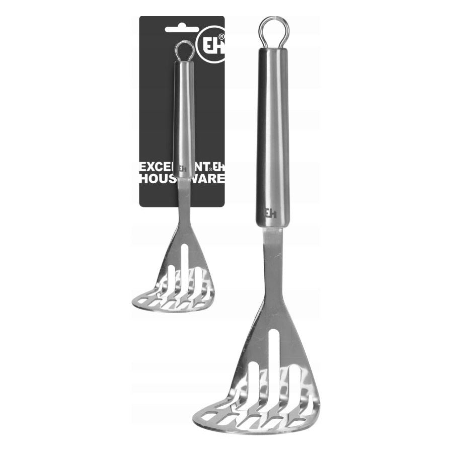Excellent Houseware Stainless Steel Potato Masher Silver 25cm 117307 | Rust-Proof | Comfortable Handle | Easy to Clean | Dishwasher Safe