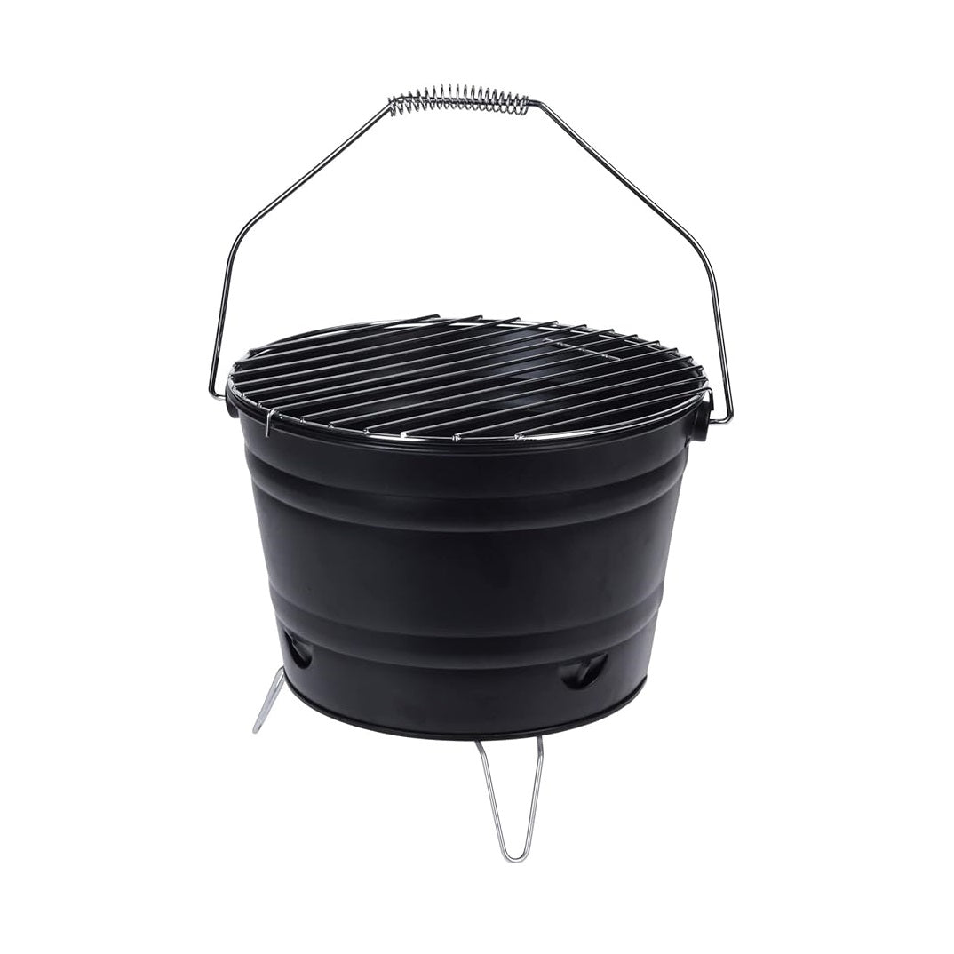 BBQ Barbecue Bucket Black 27cm x 22cm Y64-950450 | Gril Barbeque