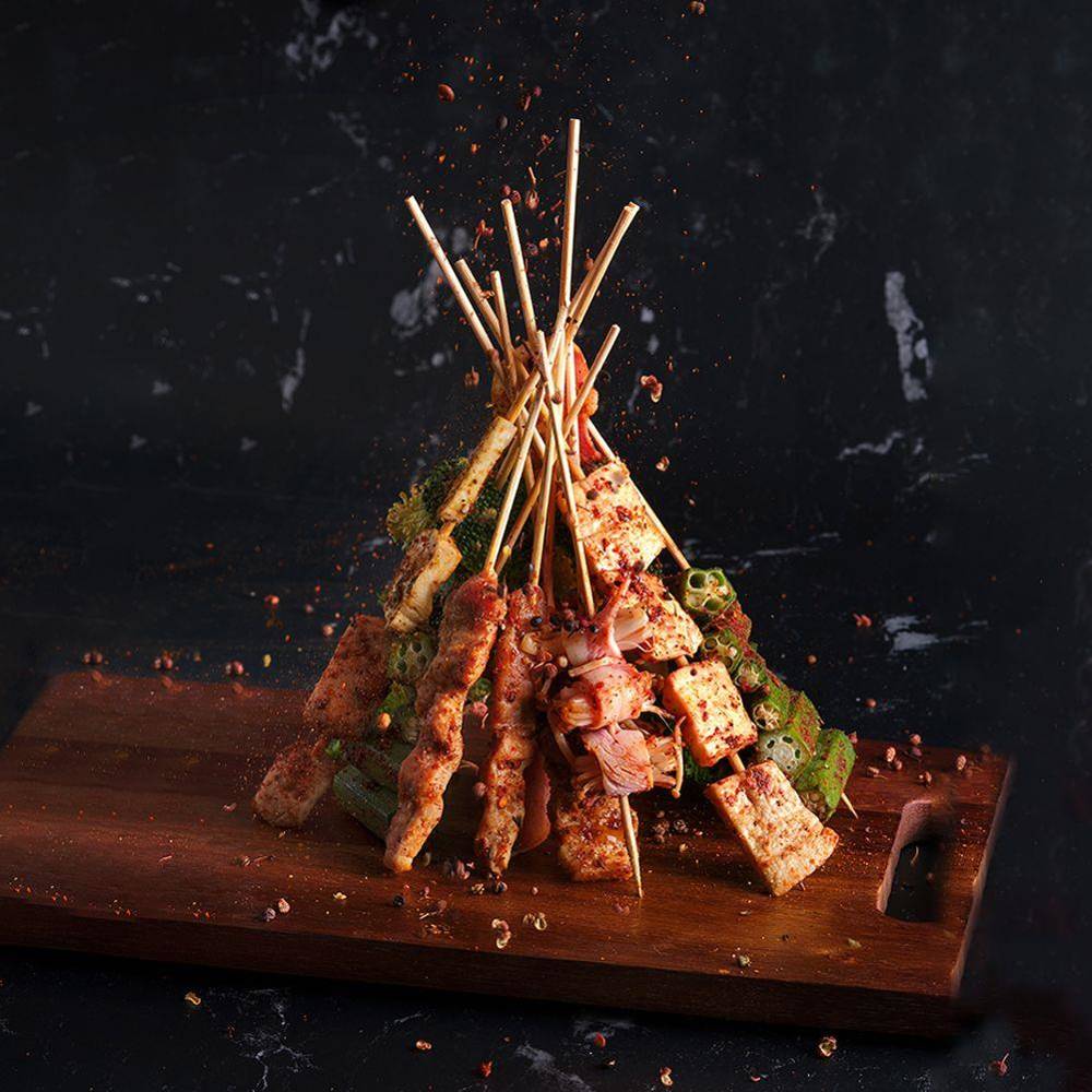 Bamboo Skewers Brown 35cm Pack of 50 075541