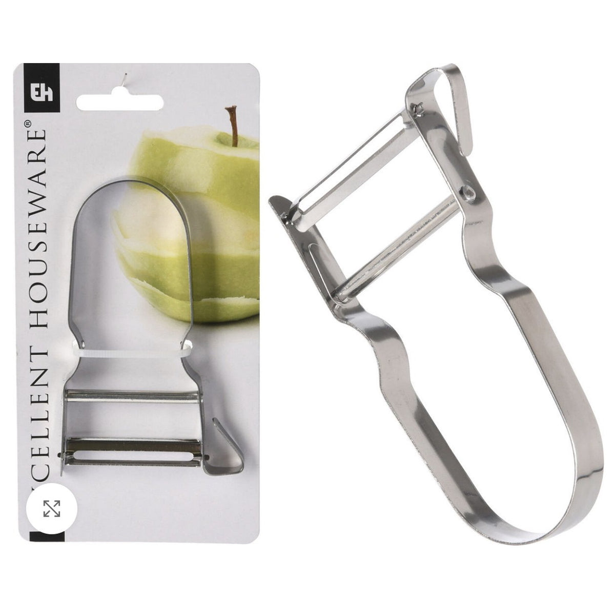 Excellent Houseware Stainless Steel Peeler Silver 11cm 079958