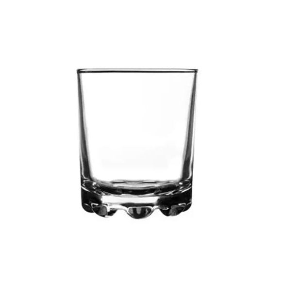Ravenhead Essentials Hobnobs Mixer Glasses Clear 25cl Set of 6 0040.456 | Strong and Durable | Dishwasher Safe | Dishwasher Stackable