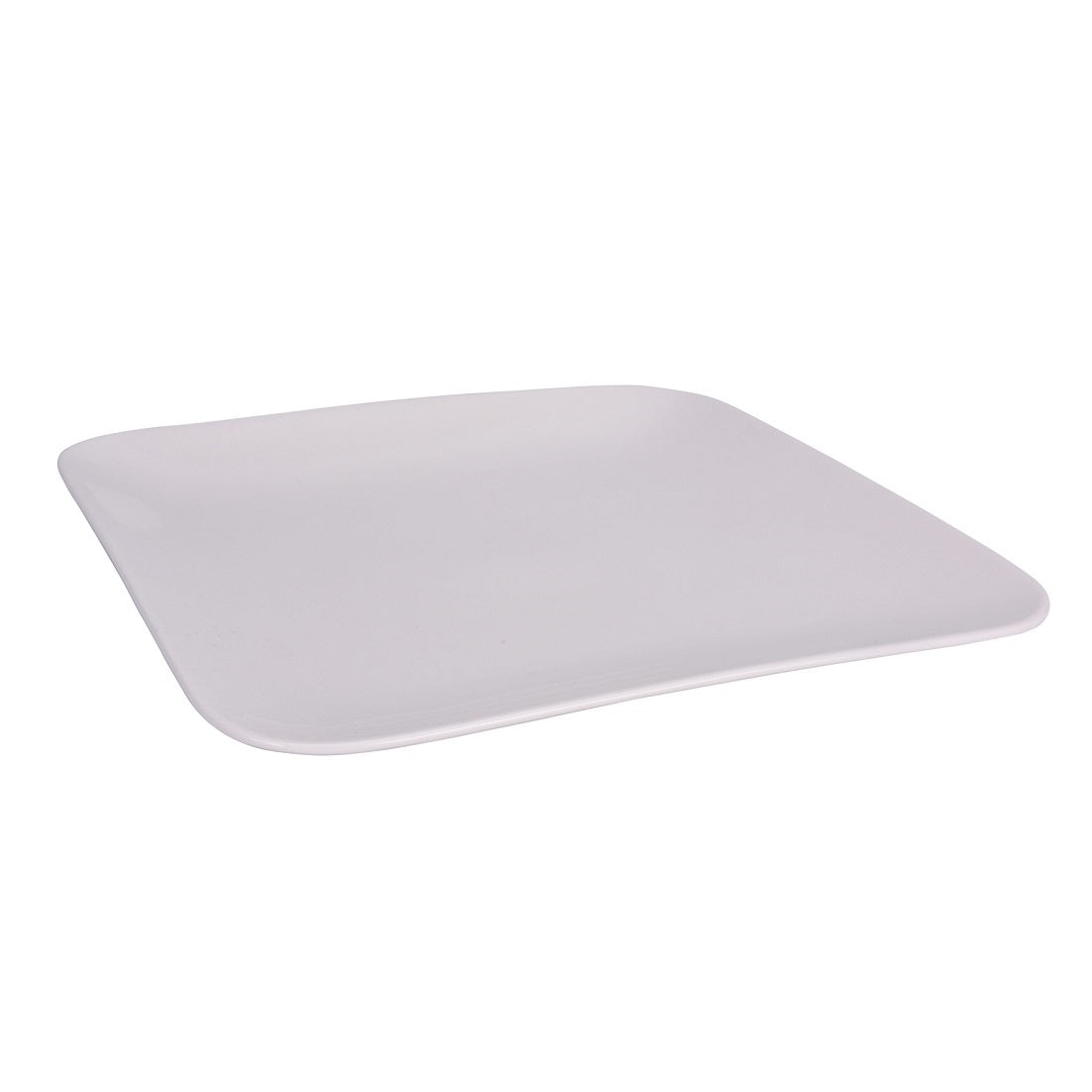 London Durable Porcelain Square Dinner Plate White 26cm x 26cm 053075 | Microwave Safe | Dishwasher Safe