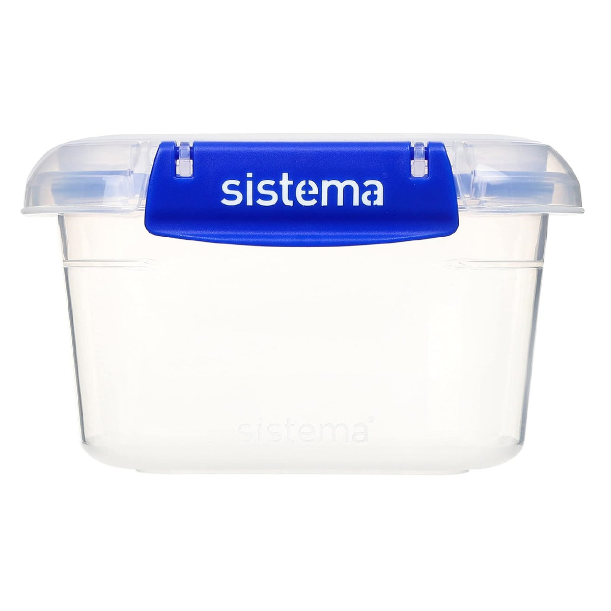 Sistema Klip It Plus Rectangular Food Storage Box Clear 400ml – 13.4oz Pack of 3 881543 | Leak Proof | Phthalate Free | BPA Free