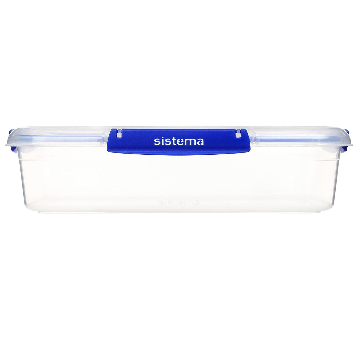Sistema Rectangular Klip It Plus Food Storage Containers Clear 2.2Ltr - 74.3oz 881700 | Leak Proof Phthalate Free | BPA Free