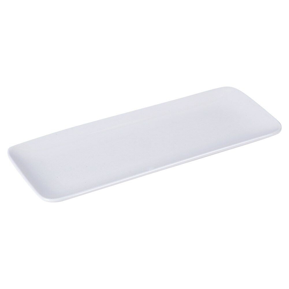 London Durable Porcelain Rectangular Plate White 053077