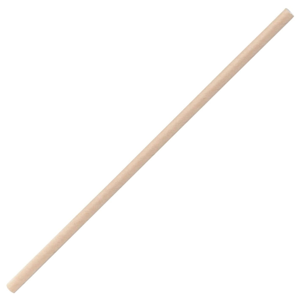 Eco Friendly Drinking Paper Straws Light Brown Pack of 100 096378 | 100 Percent Compostable | Made from Unbleached Craft Paper