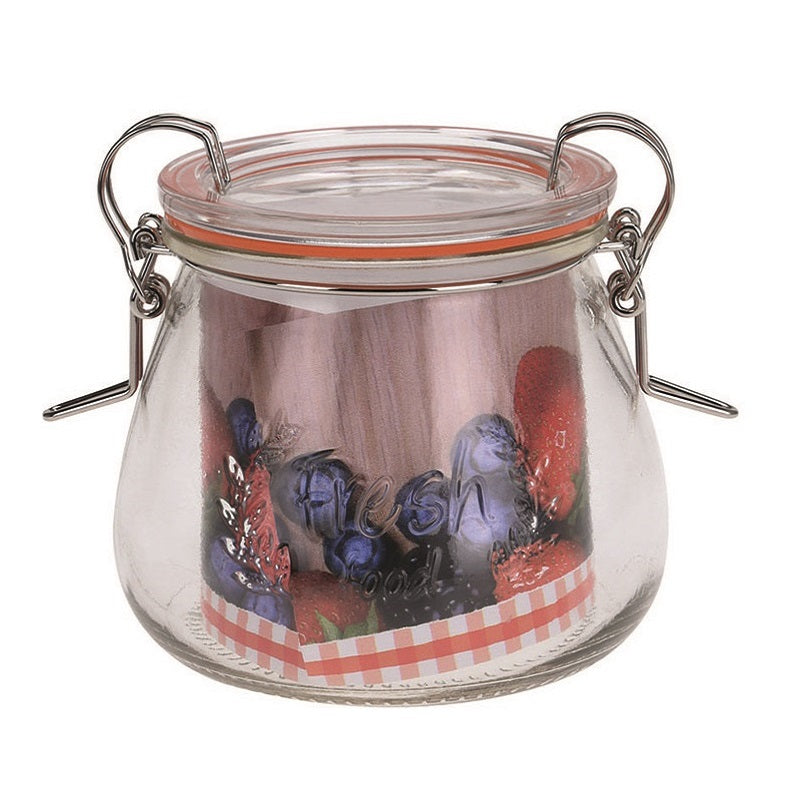 Excellent Houseware Storage Jar Glass 400ml 13.53oz 023237