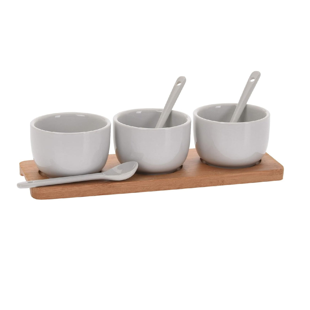 Excellent Houseware Serving Bowls White Large Pack of 3 078250