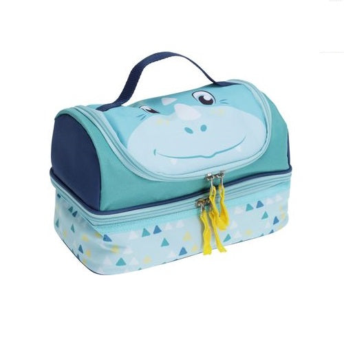 Cooler Lunch Bag Blue 26cm x 16cm x 16.5cm 100799 | Convenient Handle on Top | Fastens With a Zipper