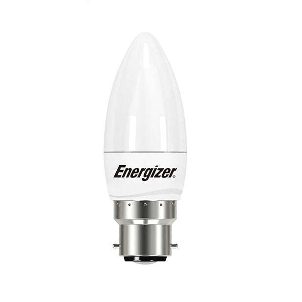 Energizer B22 LED Opal Candle 25W White S8843