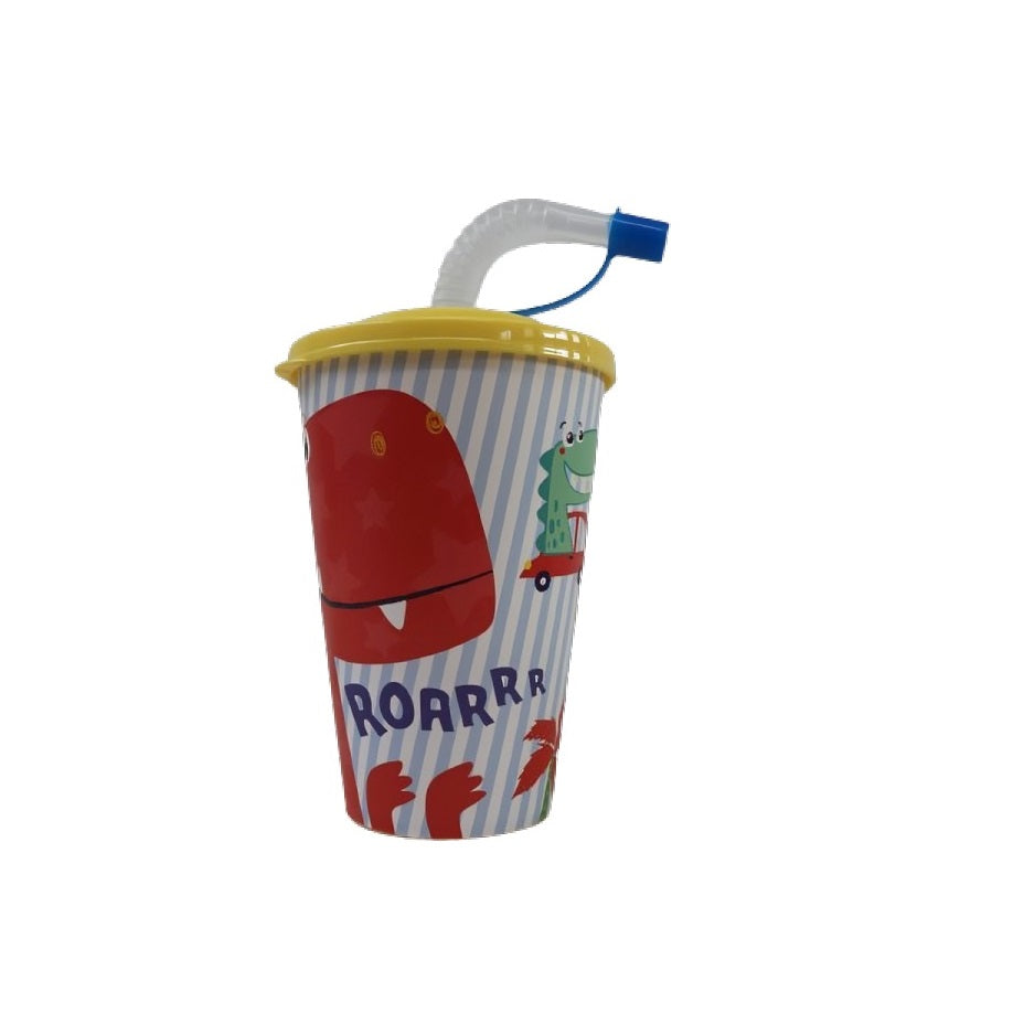 Drinking Mug with Straw Assorted 750ml 079800 | Lightweight | Easy to Carry