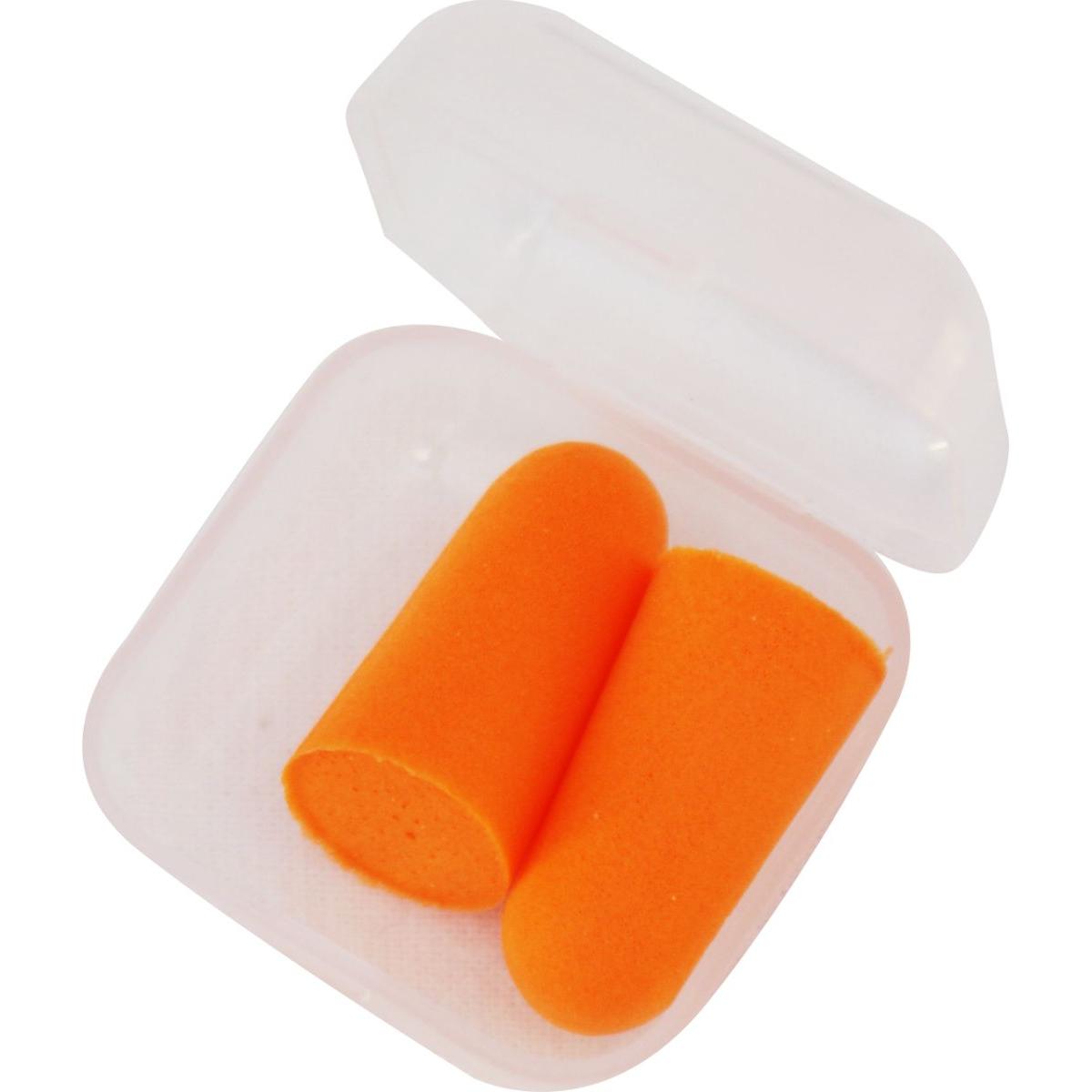 PR World Sleeping Mask and Ear Plug Set Black and Orange 099563