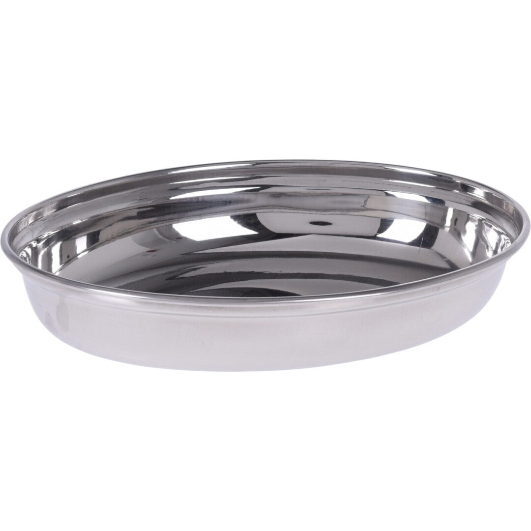 Serving Dish Stainless Steel Oval 19cm