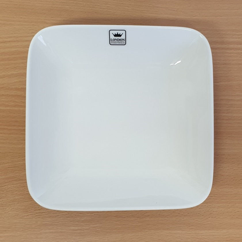 London Durable Porcelain Plate White 053073 | Microwave and Dishwasher Safe