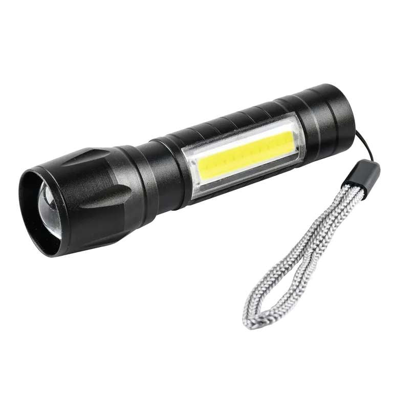 Dekton High Power LED Flashlight Type C 100 Lumens Black 9.1cm x 2.5cm DT50546