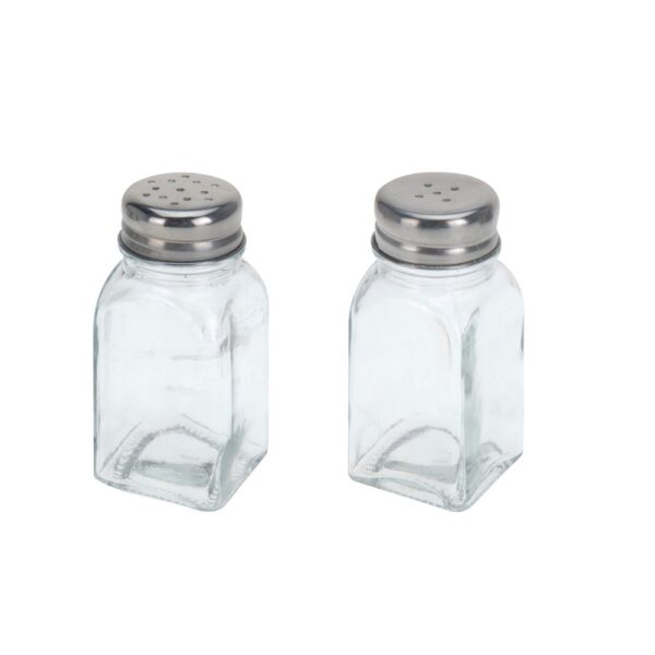Excellent Houseware Paper and Salt Shaker Glass Pack of 2 085121