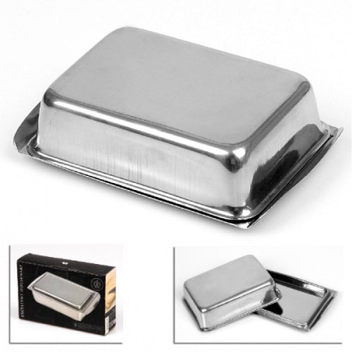 Excellent Houseware Butter Dish Stainless Steel 084295