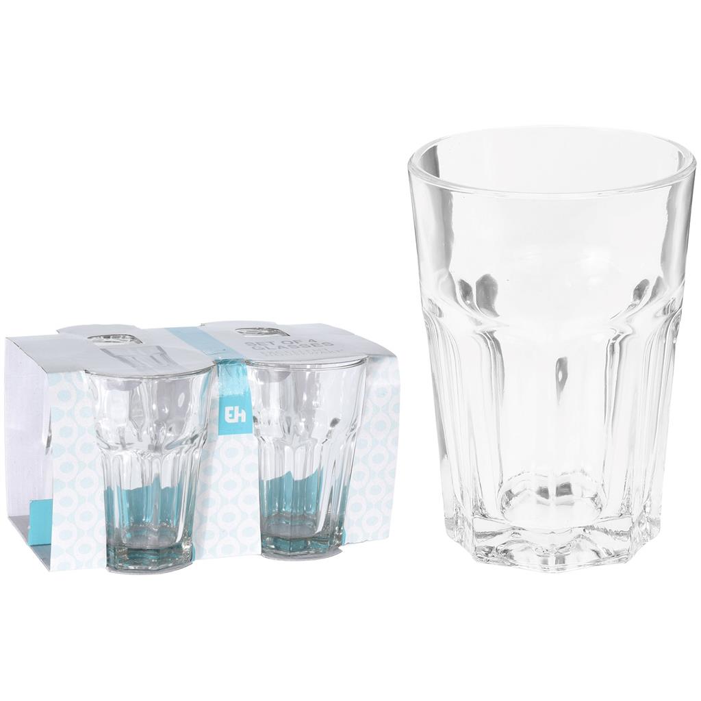 Excellent Houseware Drinking Glasses Set Clear Pack of 2 073181