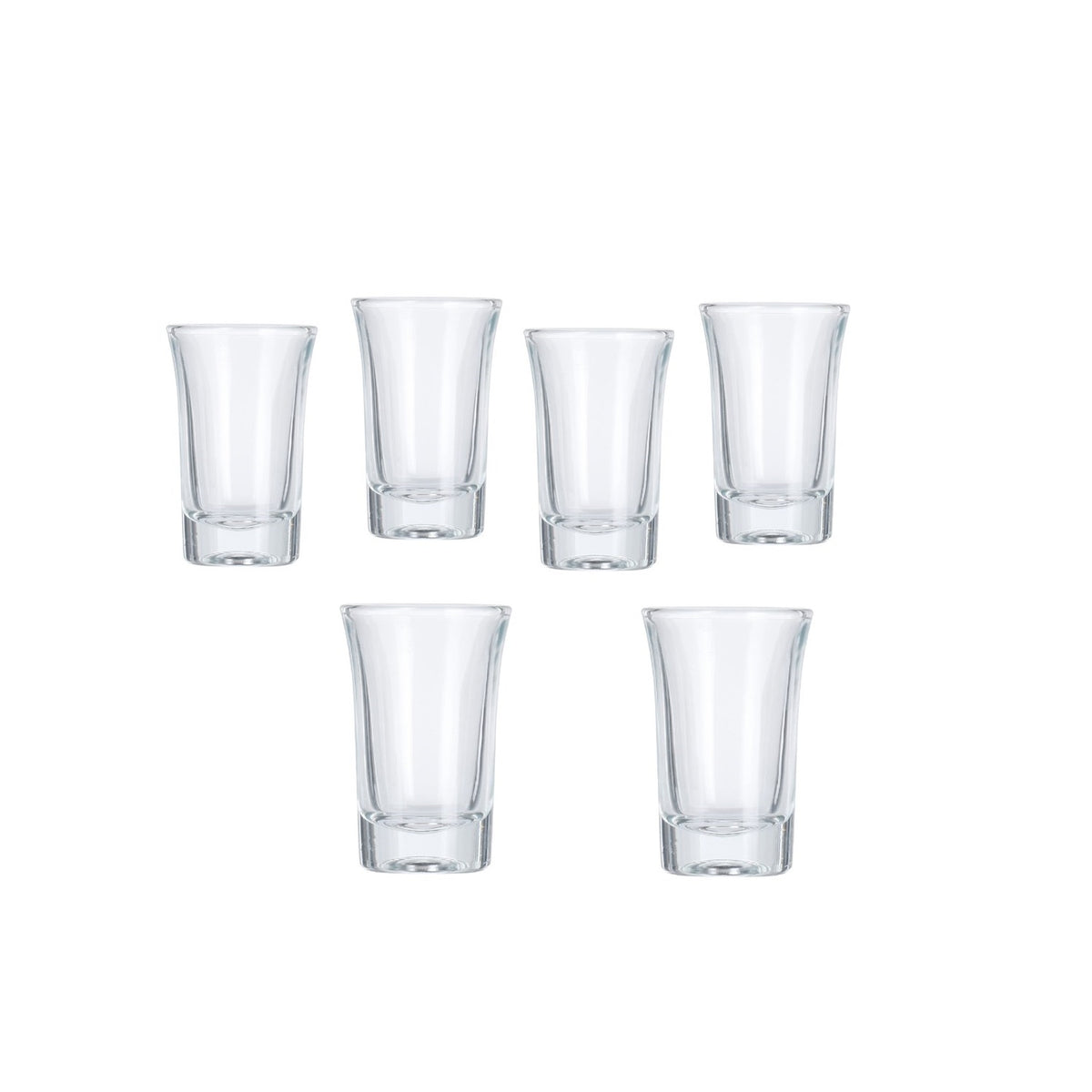 Excellent Houseware Shot Glasses Set Clear 40ml Pack of 6 110196