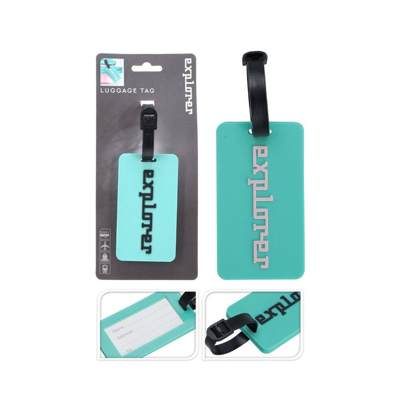 PR World Explorer Luggage Tag Blue 078976