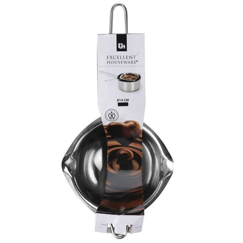 Excellent Houseware Stainless Steel Melting Pot Chrome 14cm 112800