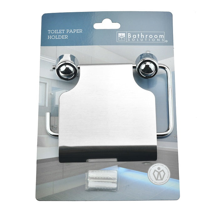 Bathroom Solutions Toilet Paper Holder Chrome 030842