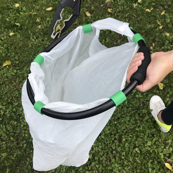STV Defenders Handy Bin Bag Holder Black STV331 | Soft Grip Handle | Lightweight