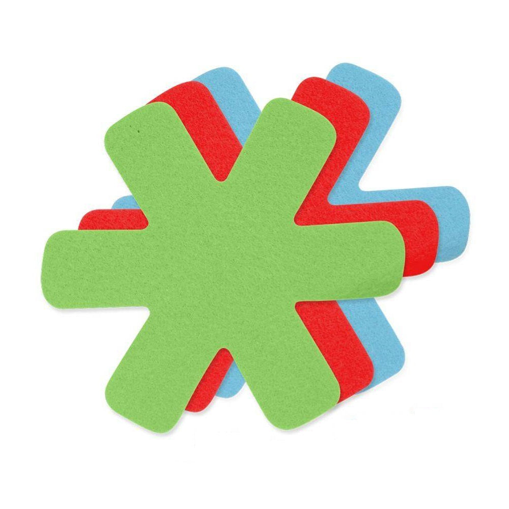 Excellent Houseware Felt Pan Protector Assorted Pack of 5 094764