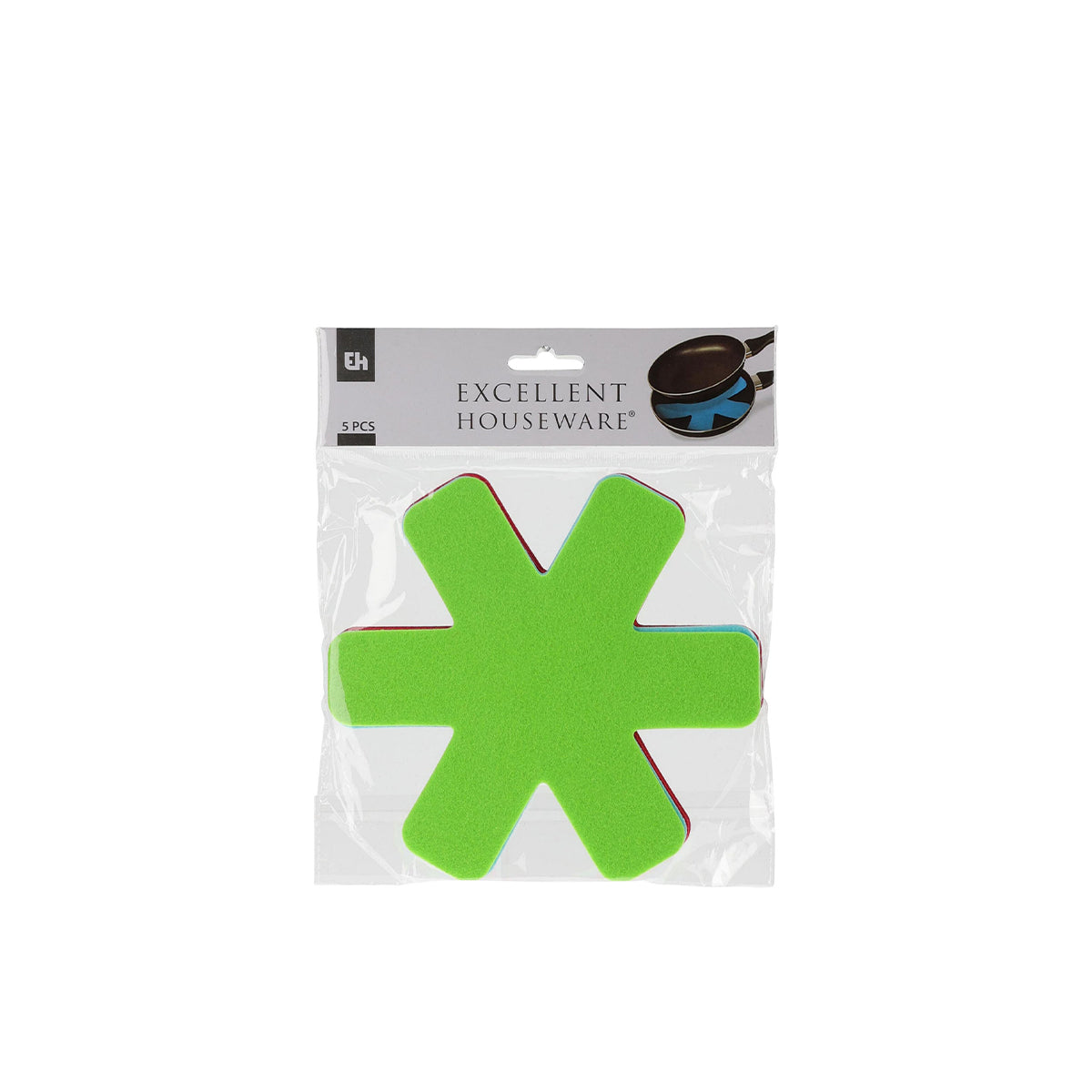 Excellent Houseware Felt Pan Protector Assorted Pack of 5 094764