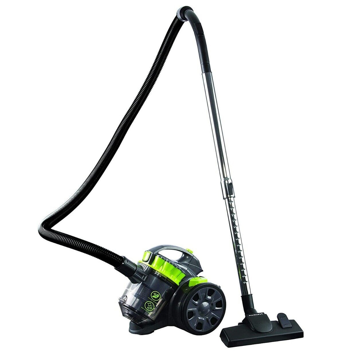Daewoo Tornado Cylinder 700W Cyclonic Vacuum Green and Black CT004875 | 2Ltr Capacity | 5Mtr Corded | Washable Filter | Lightweight