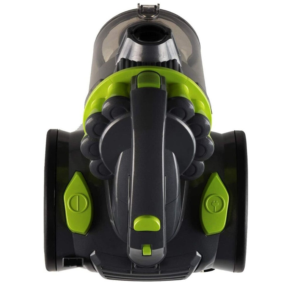 Daewoo Tornado Cylinder 700W Cyclonic Vacuum Green and Black CT004875 | 2Ltr Capacity | 5Mtr Corded | Washable Filter | Lightweight