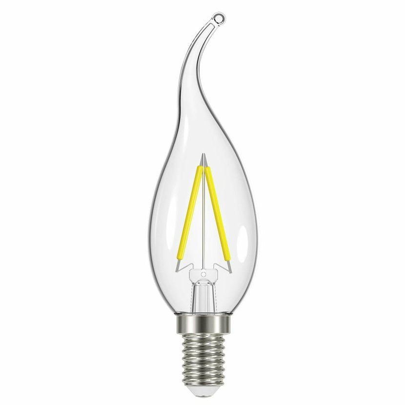 Energizer LED E14 Bent Tip Candle Filament Bulb Warm White S12854 | 2.3W 25W Replacement | 250 Lumens