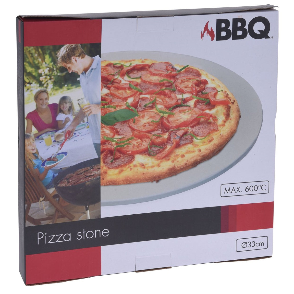 BBQ Equipment Pizza Stone Beige 33cm 076415