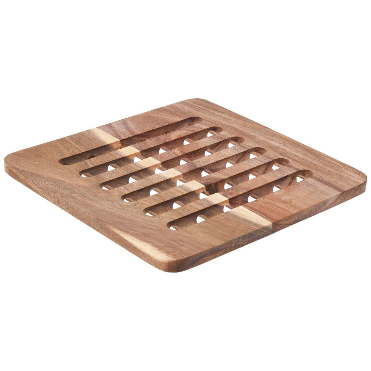 Excellent Houseware Acacia Wood Trivet Brown 20cm x 20cm x 1cm 087662
