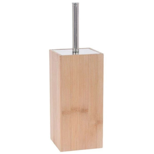 Bathroom Solutions Bamboo Toilet Brush and Holder 072876