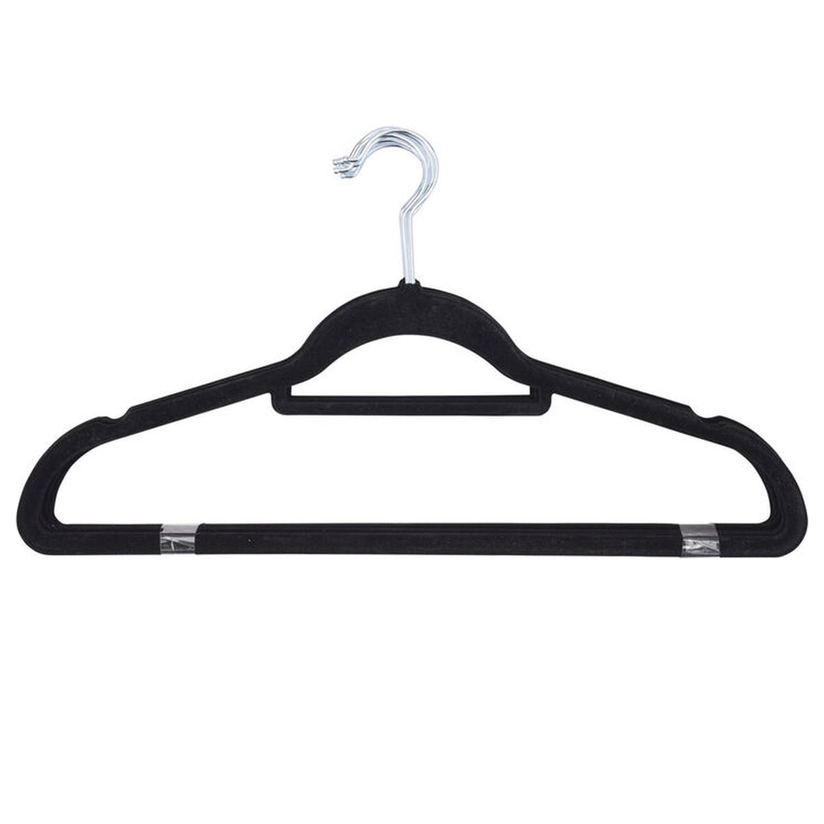 Storage Solutions Clothes Hangers Black Pack of 10 077290