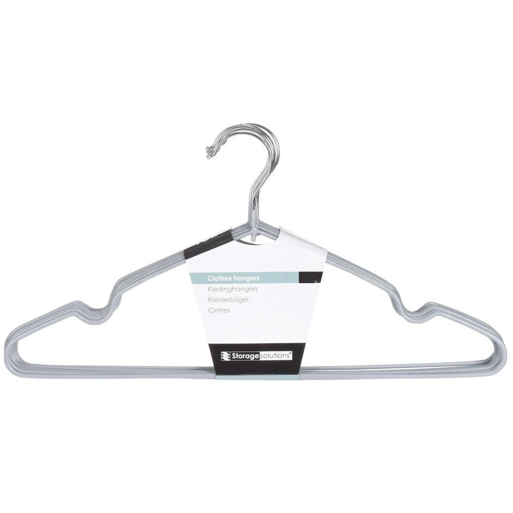 Storage Solutions Clothes Hangers White Pack of 8 098022
