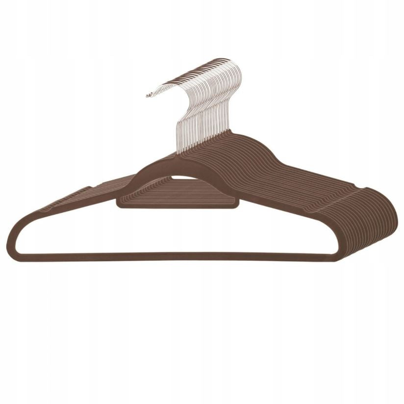 Storage Solutions Clothes Hangers Brown Pack of 5 136323