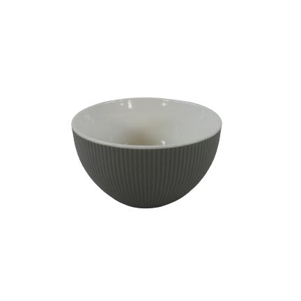 Stoneware Bowl Grey 460ml Q80